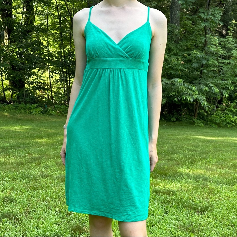 BODEN soft knit emerald green tank dress, US 4.